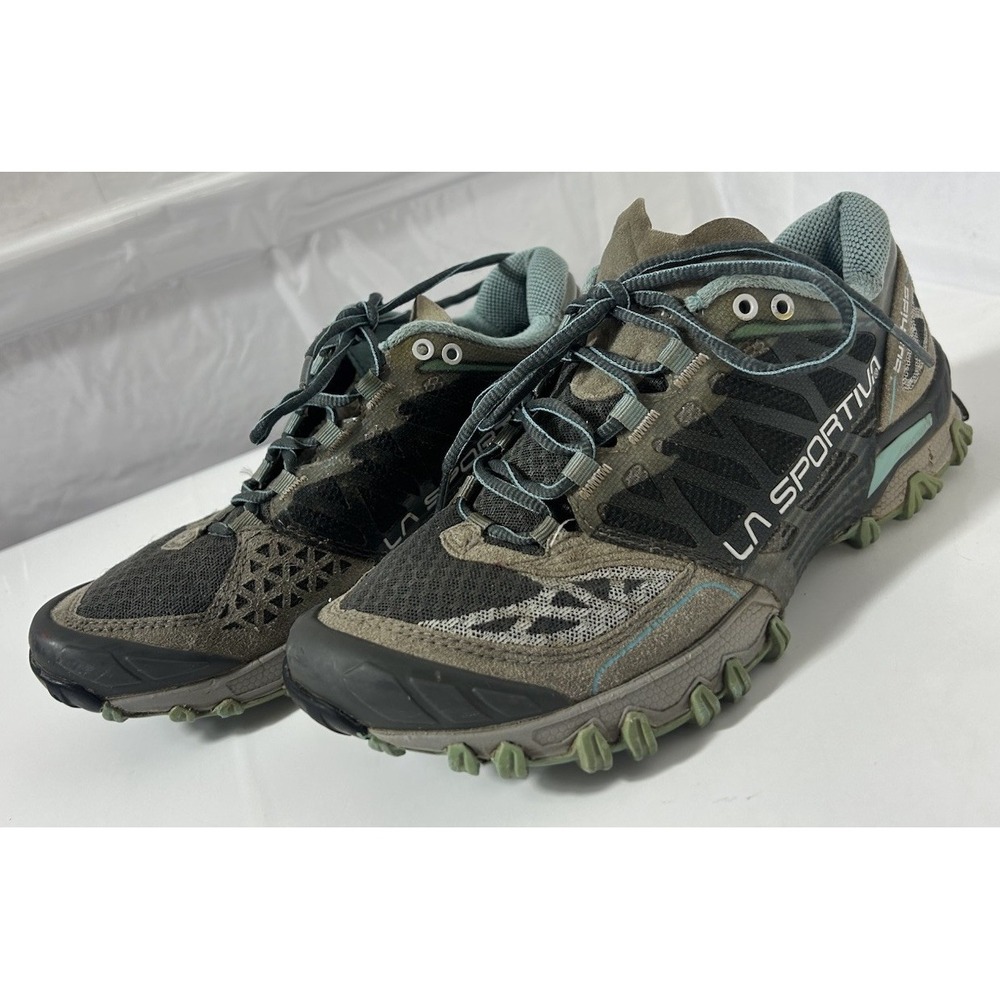 La Sportiva Women's Trail Running Shoes - Olive/Black